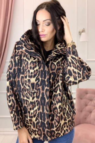 kurtka parka o kroju nietoperza