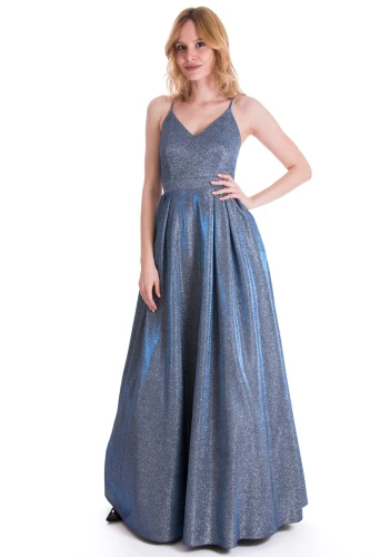 SUKIENKA BALOWA MAXI PRINCESS NIEBIESKA