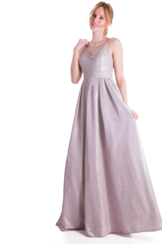 SUKIENKA BALOWA MAXI PRINCESS PERŁOWA